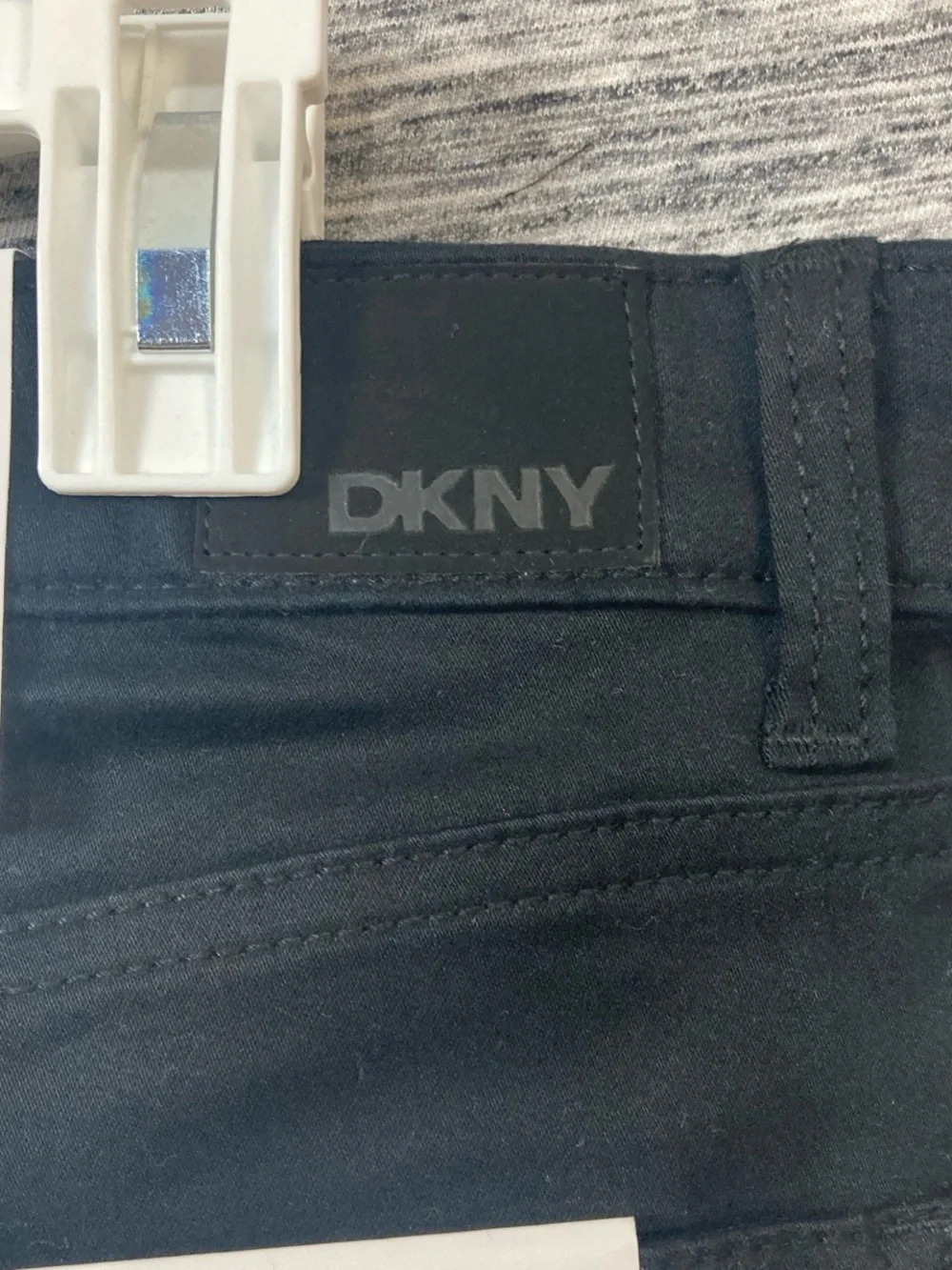 DKNY Men's Slim Straight Jeans in Black